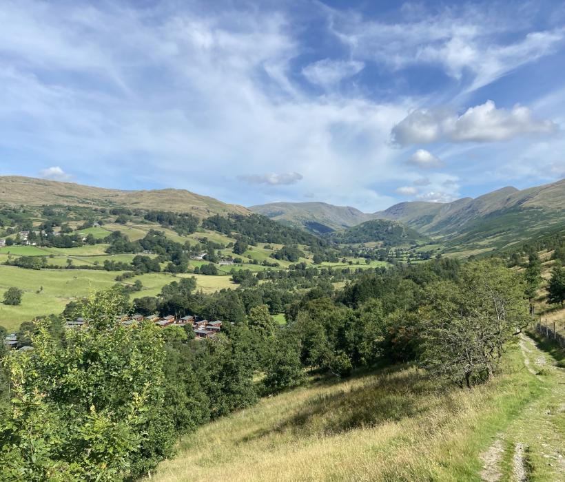 Troutbeck Tongue Walking diary, guide, photos and maps.